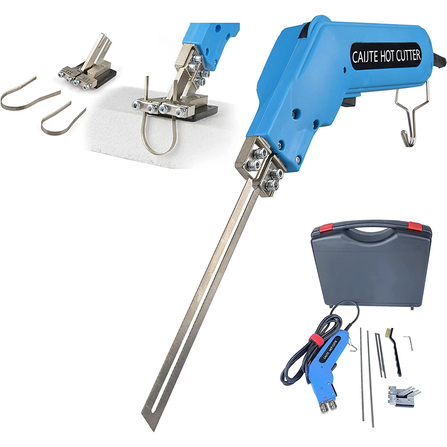 Cutting Board Foam - 190W DIY電動ホットナイフ ポリスチレン切断ツールセット 小型溝切りボード 110V/220V対応 ポリエステルフォームスポンジゴム