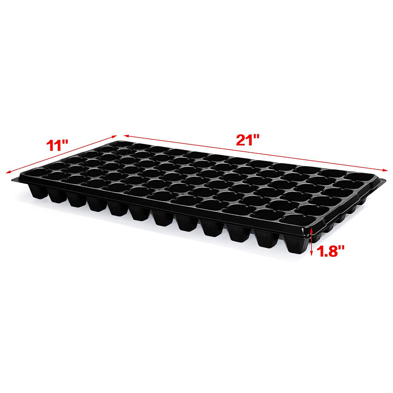 Propagation Tray 72 - Starter10パックシードトレイ、排水穴付き苗トレイ、再利用可能なシードキット、ミニプロパゲータープラント、72セル