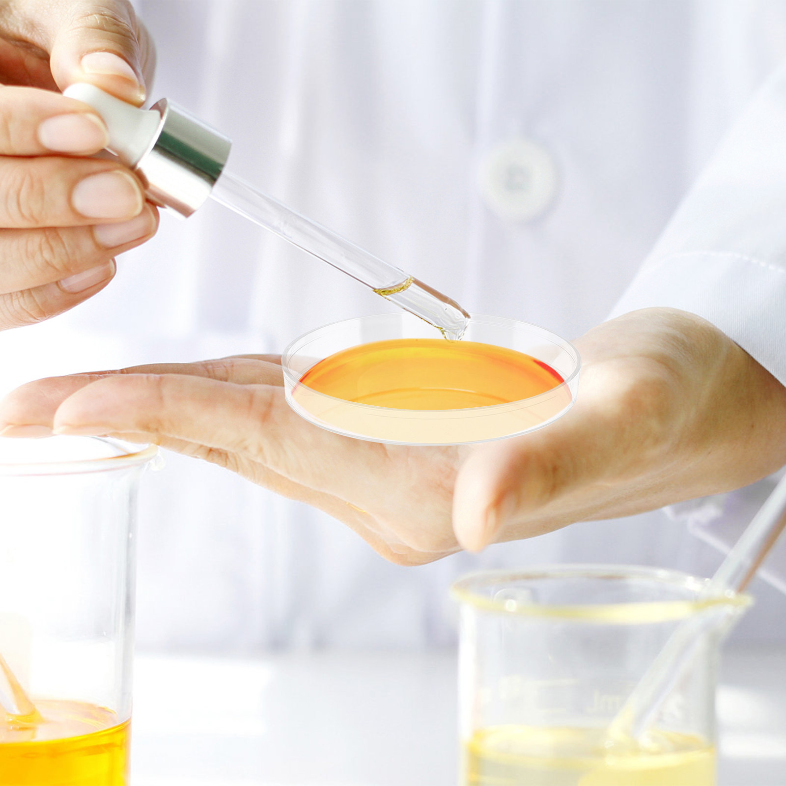 Agar Tissue Culture - 30個ペトリ皿透明プラスチック実験室培養皿蓋付き寒天組織実験プレート用品