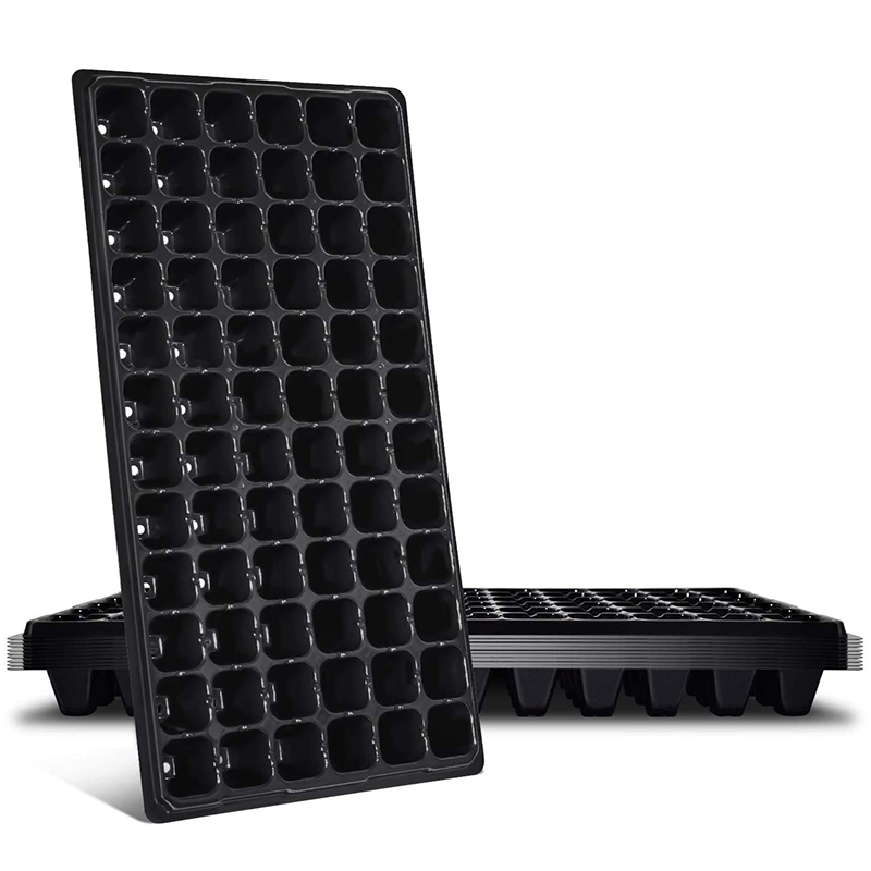 Propagation Tray 72 - Abgh-10パックのスターターシードトレイ、排水穴付き72セル苗トレイ、再利用可能なシードスターターキット、ミニプロパゲータープラント