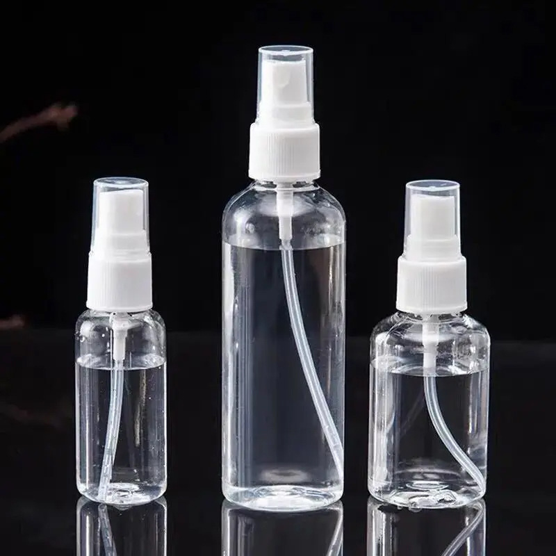Misting Bottle Fine - 30 50 100ml ファインミストスプレーボトル 空のプラスチック製詰め替え容器 アルコール香水