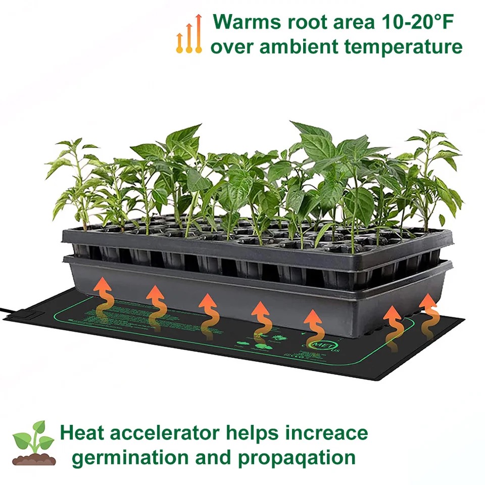 10/25/50CM苗用ヒートマット 室内植物発芽用 防水加 - Rooting Gel Clone のレビューと価格