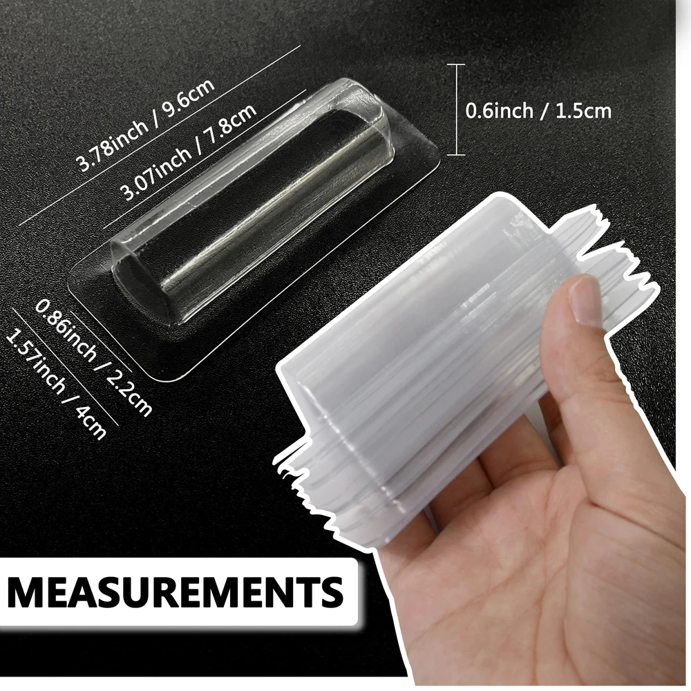 50/100 個マネーカードホルダーステッカープラスチックド - Plastic Dome Clear のレビューと価格
