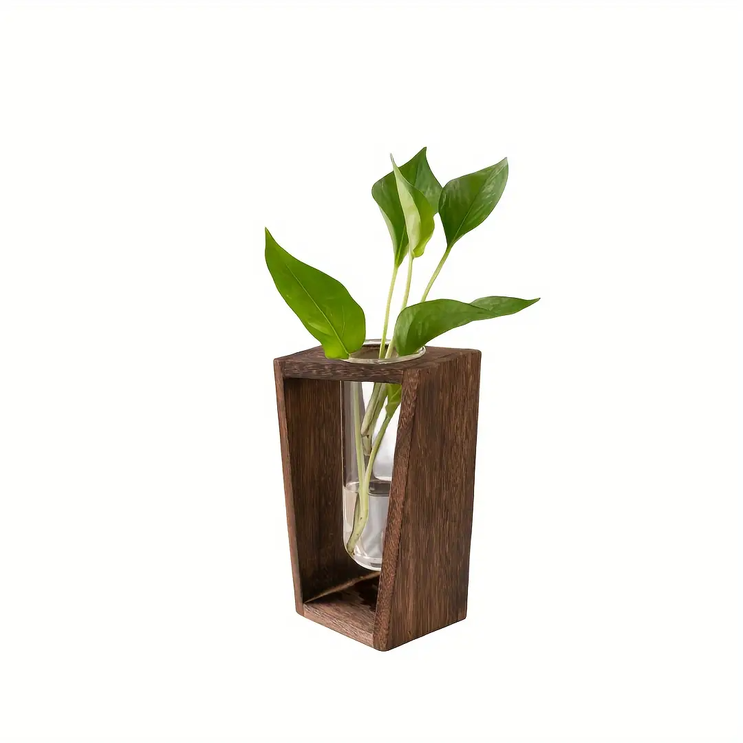 モダンな木製繁殖用花瓶 - ホーム＆オフィス装飾用のミニマリ - Propagation Station Vase のレビューと価格