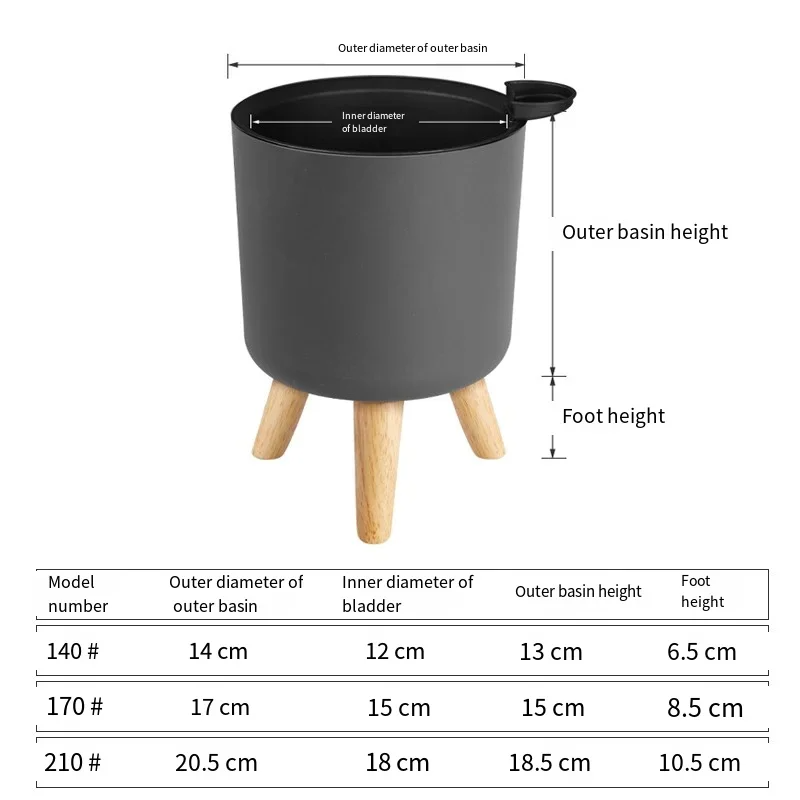 1PC 屋内プラスチック植木鉢自己散水植木鉢水位インジケータ - Self Watering Insert のレビューと価格
