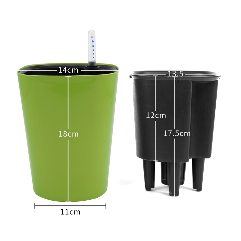 1PC 屋内プラスチック植木鉢自己散水植木鉢水位インジケータ - Self Watering Insert のレビューと価格