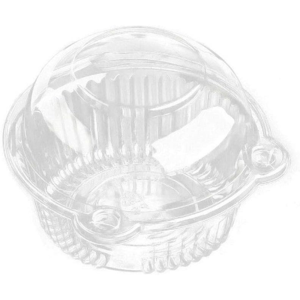 カップケーキホルダー 個別包装、50個入り カップケーキ容器 - Plastic Dome Clear のレビューと価格