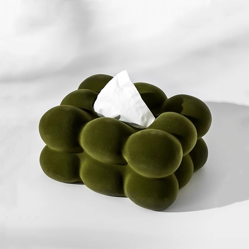 植毛ティッシュボックス幾何学的に球形の泡ボールペーパータオル - Agar Tissue Culture のレビューと価格
