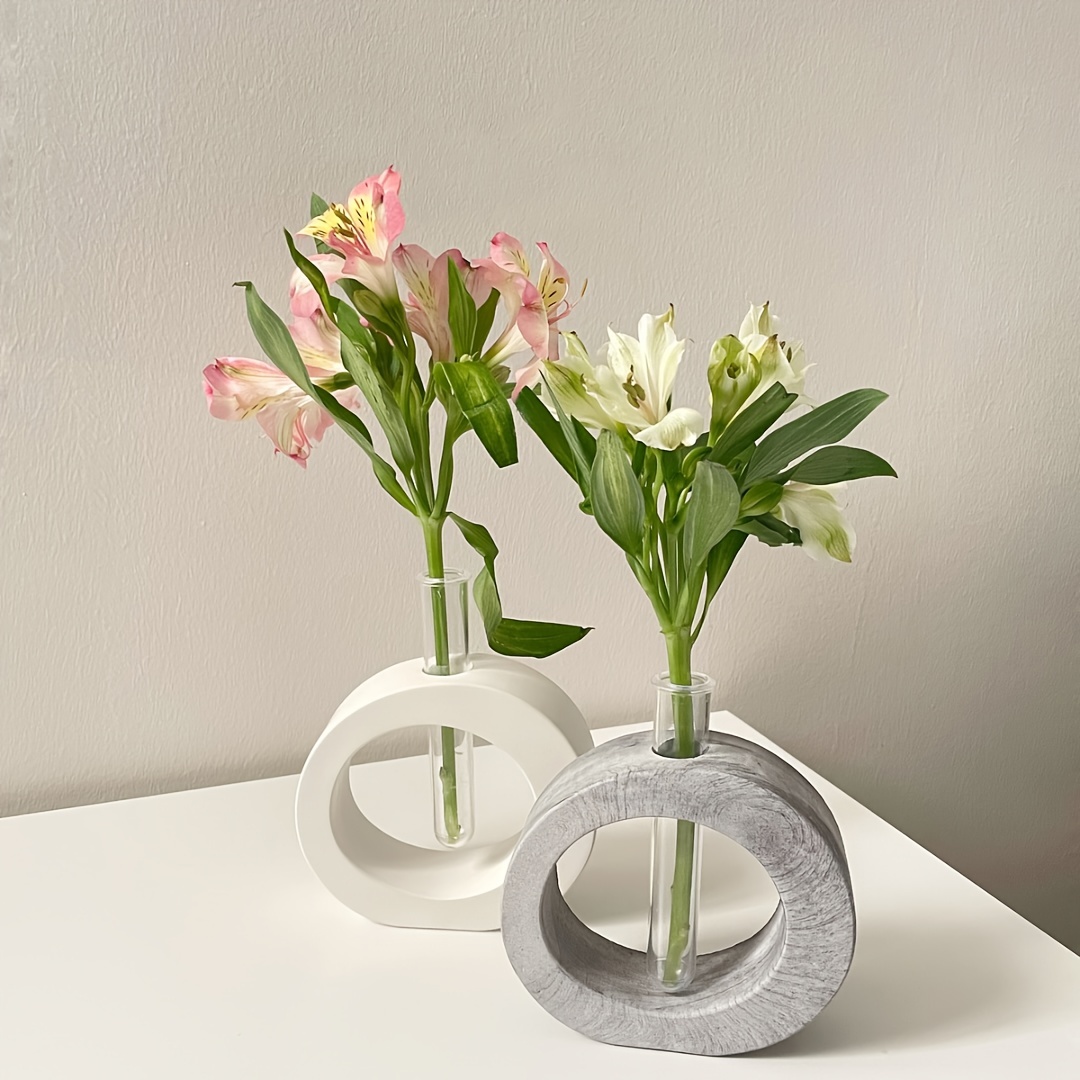 4 個花瓶シリコーン型クリスタルエポキシ樹脂水耕植物容器花瓶 - Propagation Station Vase のレビューと価格