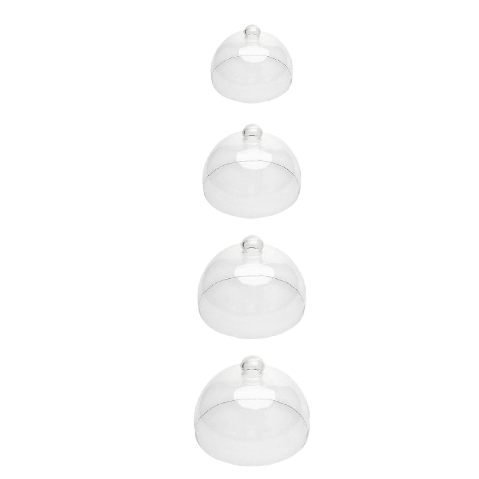 ガラス製ケーキクローシュドーム、透明ケーキプラッターカバー、 - Plastic Dome Clear のレビューと価格