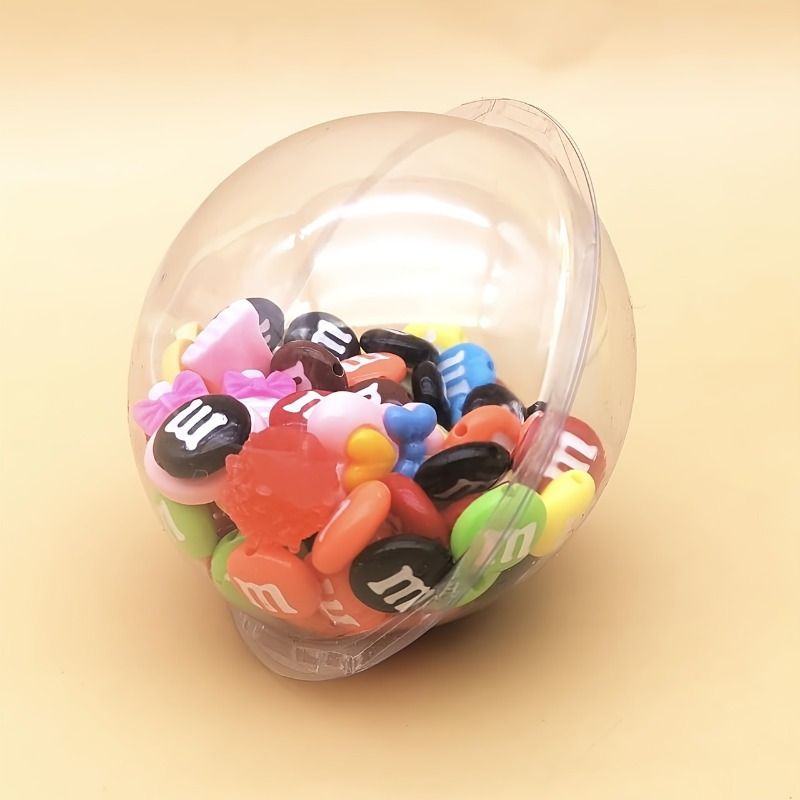 10個/セット DIYプラスチックキャンディドームセット、透 - Plastic Dome Clear のレビューと価格