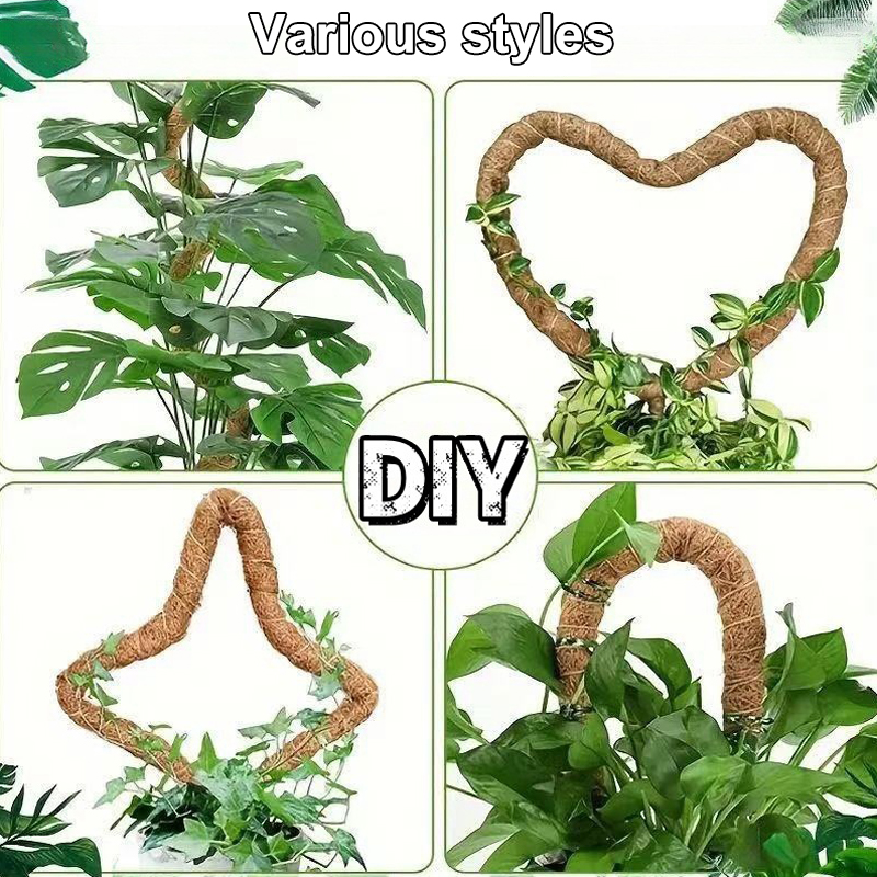 1個入り モス棒 植物用 モンステラ用 曲げられるつる性植物 - Sphagnum Moss Dry のレビューと価格