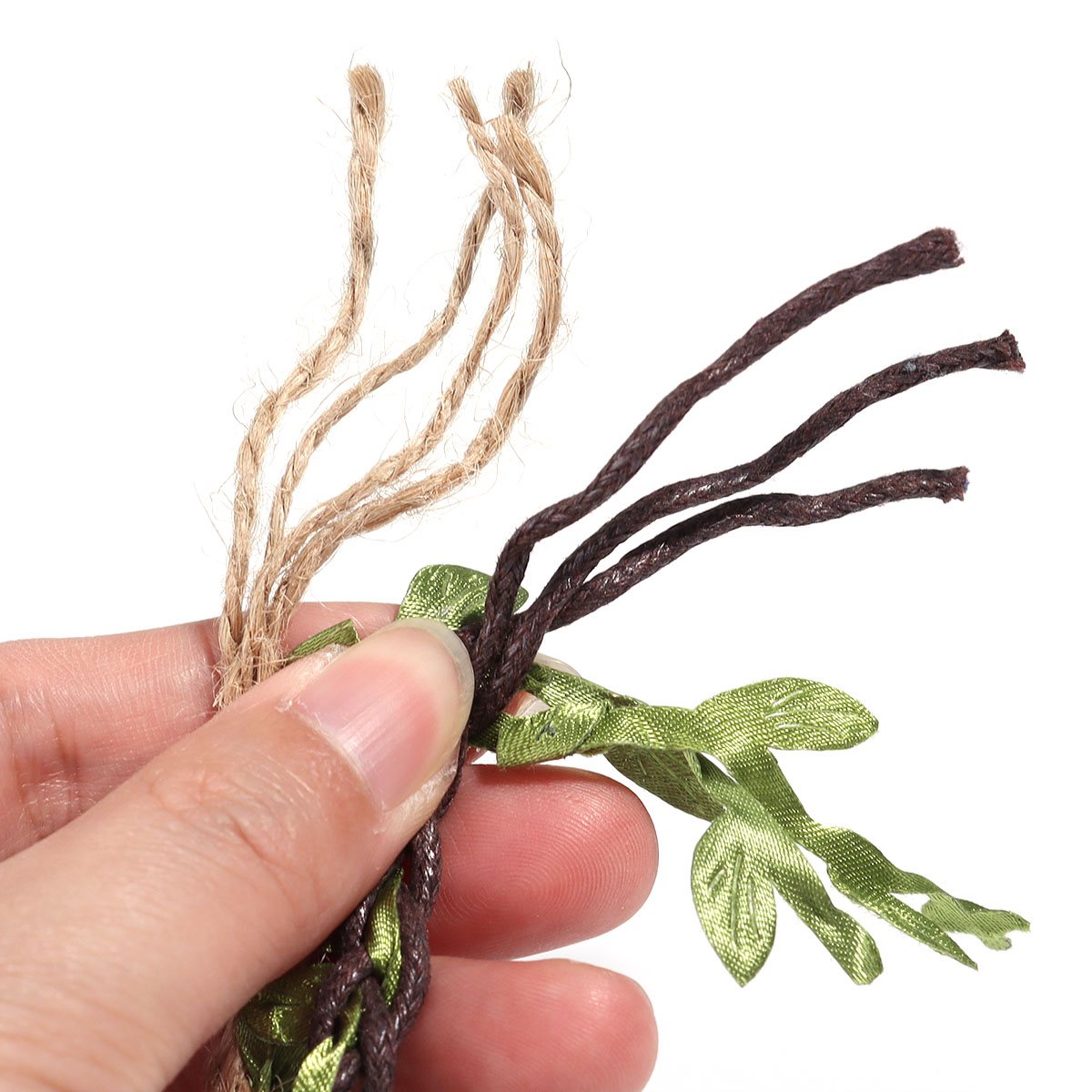 5ヤード/ロール人工つる葉織り麻ロープシミュレーション緑の葉 - Sphagnum Moss Dry のレビューと価格