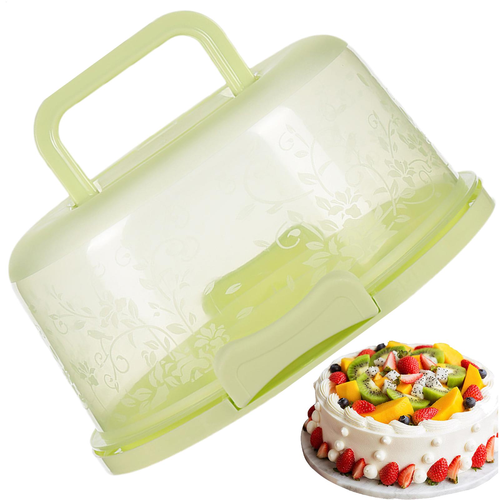 ケーキ容器 蓋付きケーキ容器 透明ドーム 再利用可能な密閉ボ - Plastic Dome Clear のレビューと価格