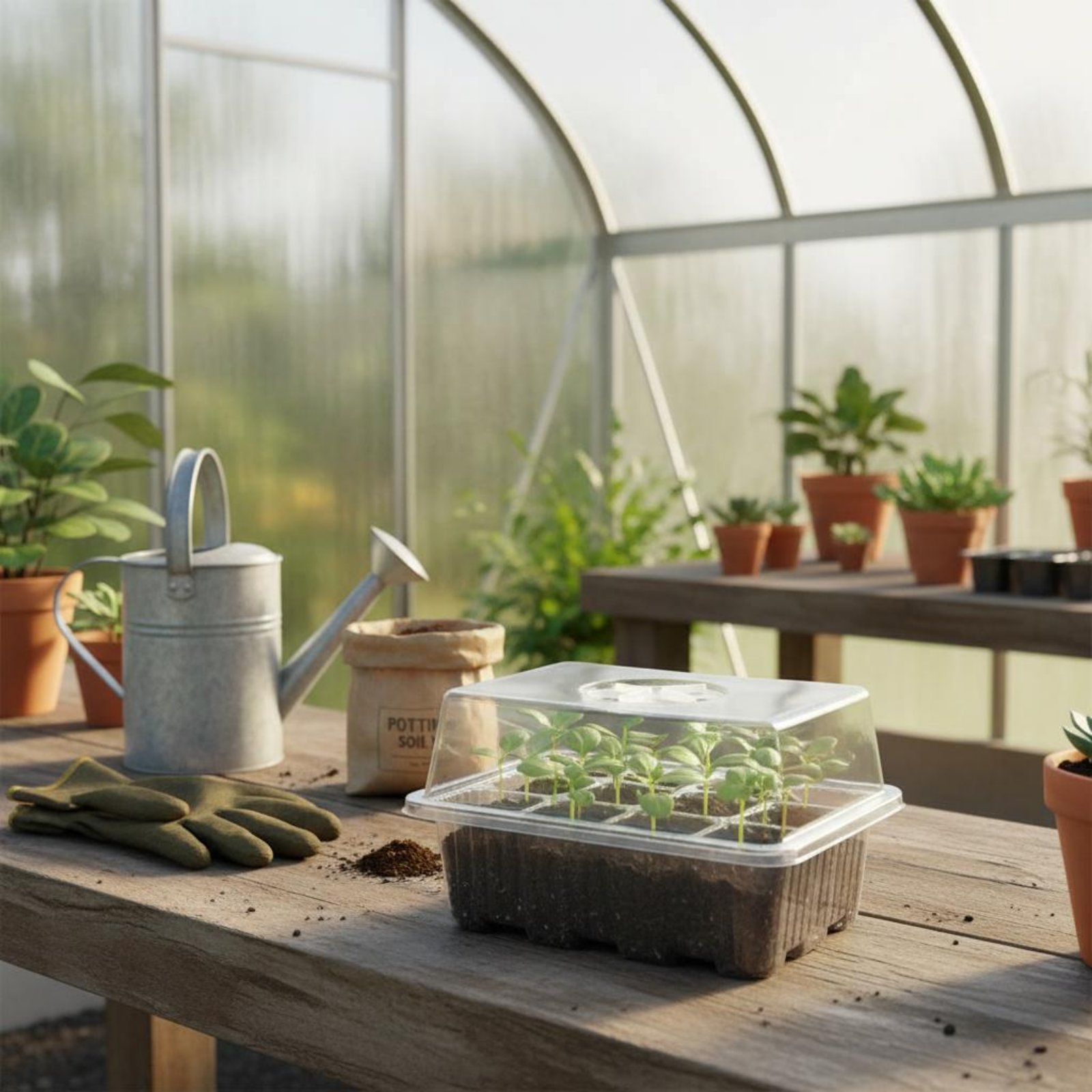 12区画発芽トレイ高透明蓋付き12区画発芽キット発芽トレイ湿 - Humidity Dome Kit のレビューと価格