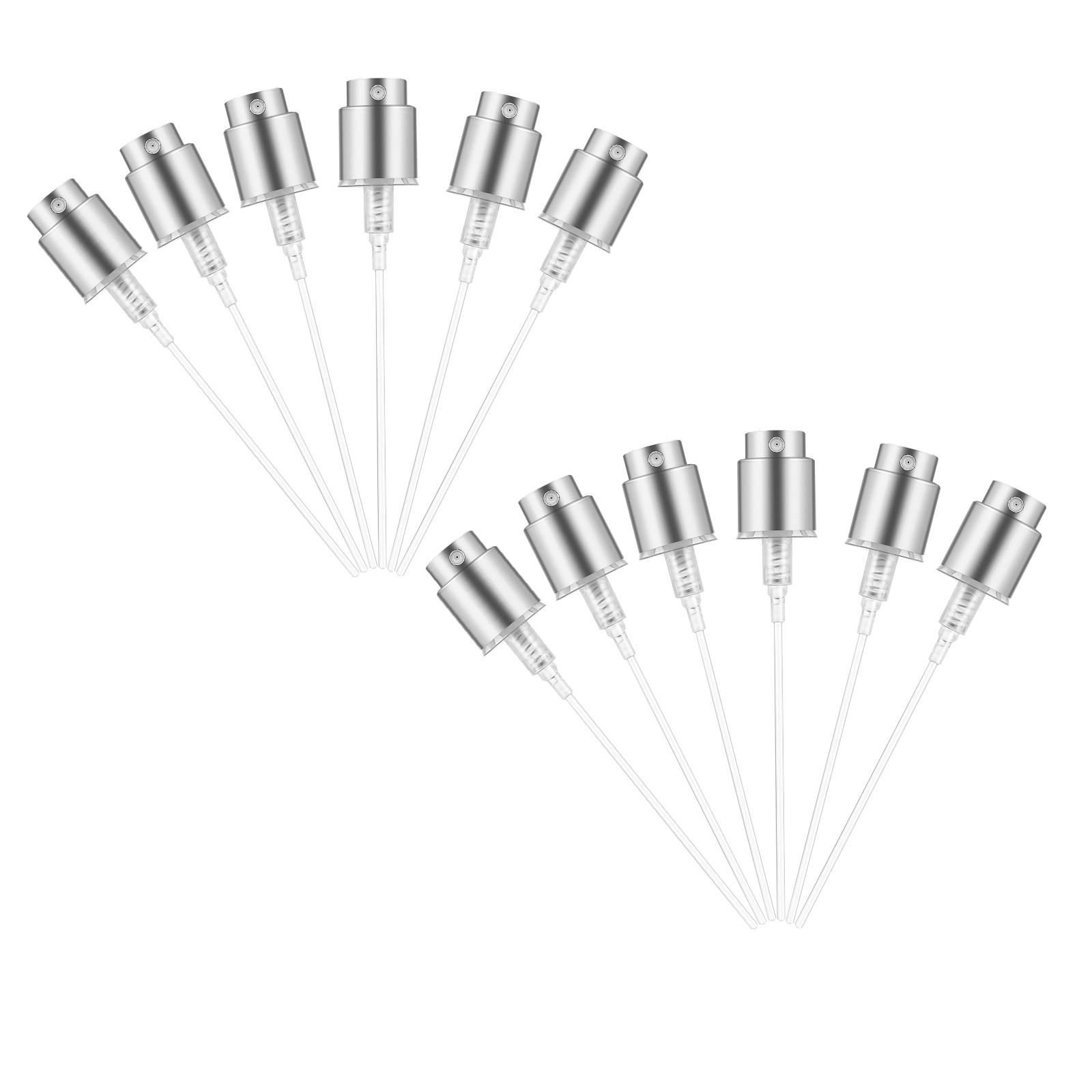 12 セット香水スプレーノズルシルバーエッジ交換用ファインミ - Misting Bottle Fine のレビューと価格