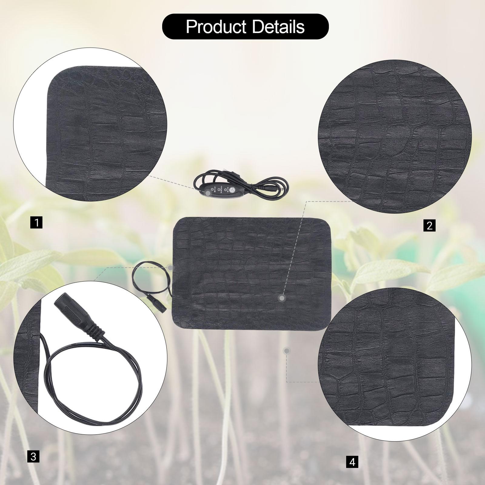水耕栽培用ヒートマット、苗の育成用、防水、温度調節可能なパッ - Heat Mat Seedling のレビューと価格