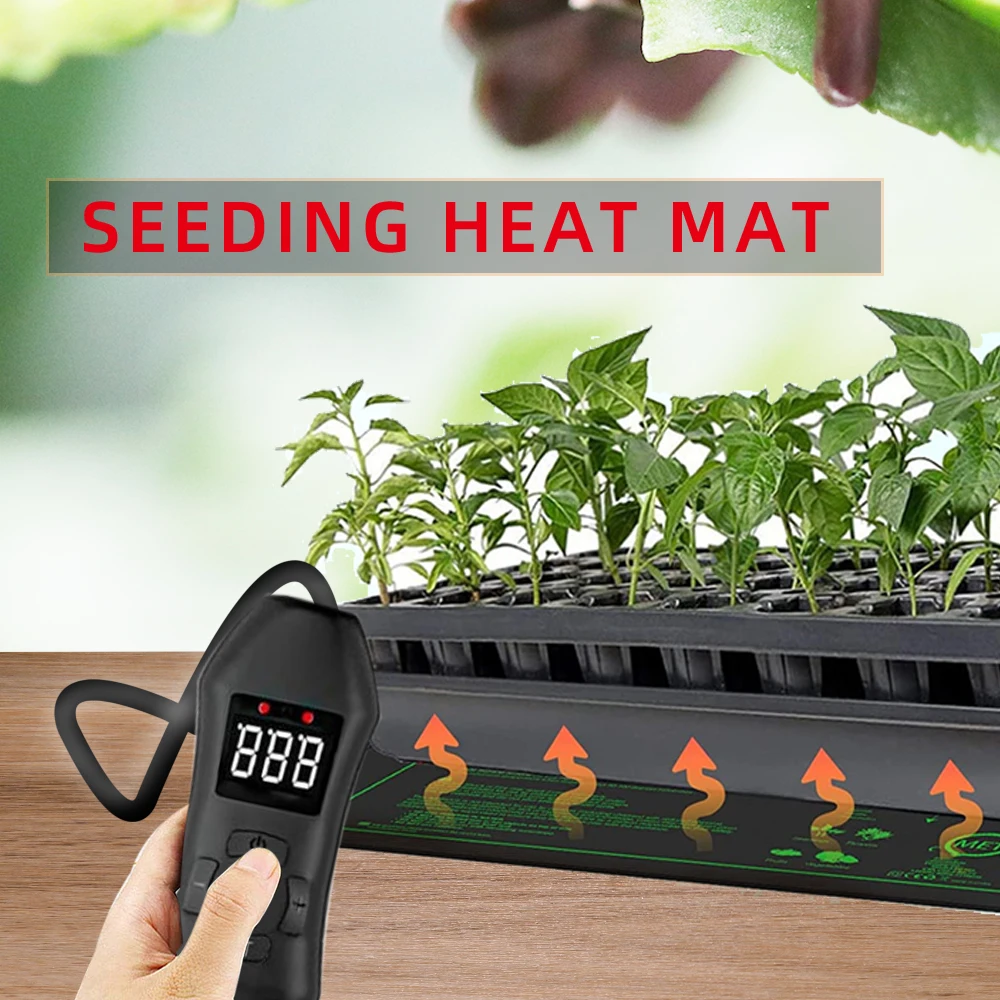 50 ワット EU-US/英国/AU 調節可能なサーモスタッ - Heat Mat Seedling のレビューと価格