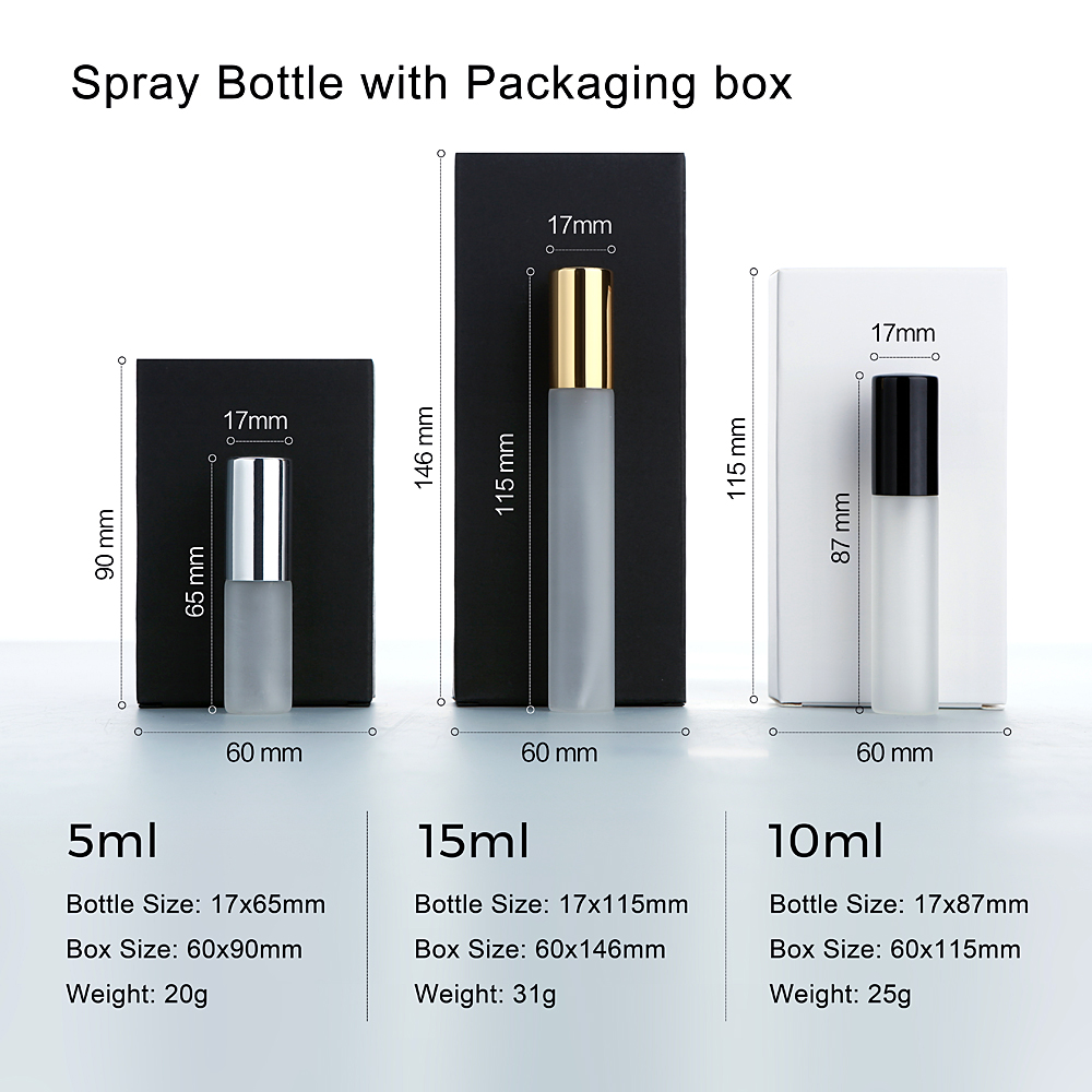 50個入り 5/10/15ml 香水ボトル アルミ製スプレー - Misting Bottle Fine のレビューと価格