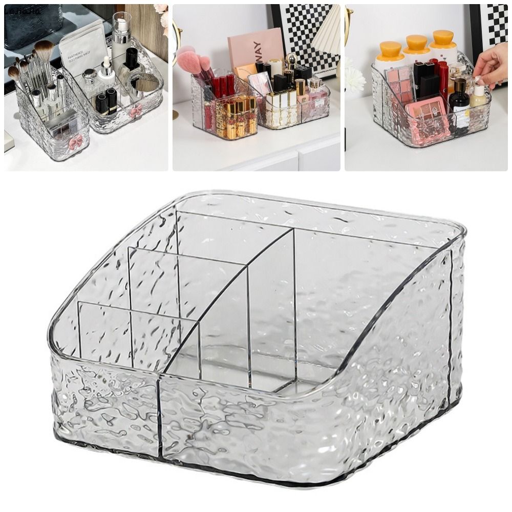 収納オーガナイザージュエリーボックス化粧ケースシンプルな透明 - Agar Tissue Culture のレビューと価格