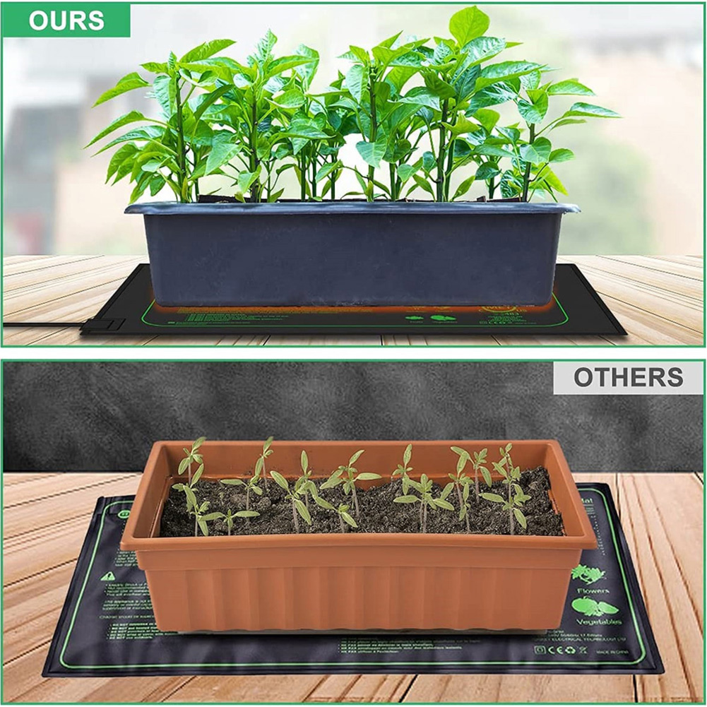 屋内植物用ハイドロポニック加熱マット、苗ヒートマット、防水ウ - Heat Mat Seedling のレビューと価格